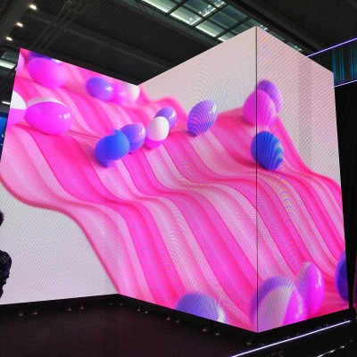 Led special shaped screen