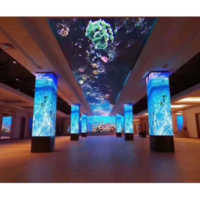 LED pillar screen
